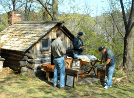 civil war encampment