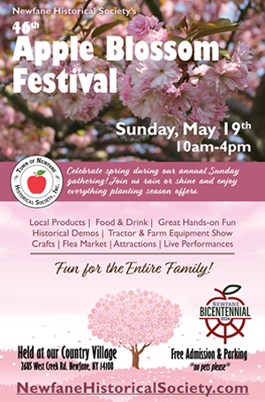 apple blossom festival flyer