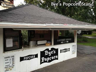 bye's popcorn stand