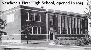 first newfane high school, located on west ave.