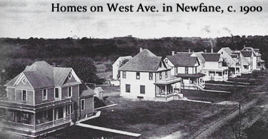 homes on west ave, c. 1900